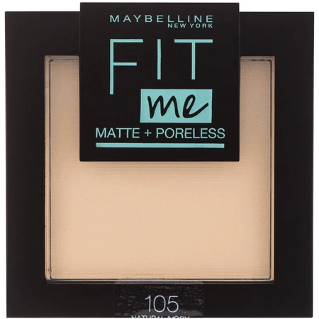 Maybelline New York Fit Me Пудра 105 Натуральна слонова кістка 9 г: ціни та характеристики