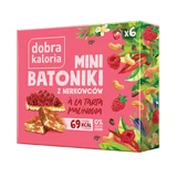 Good Kaloria Мини-батончики из кешью а'ля малиновый пирог, без добавления сахара, 6 штук