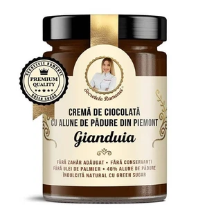 Шоколадный крем с пьемонтским фундуком, Gianduia, Biancella, Секреты Рамоны, 350 г, Remedia