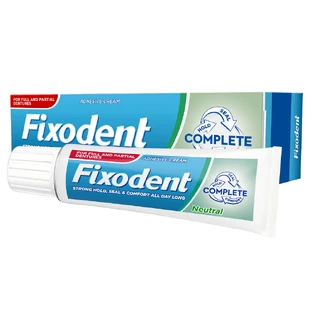 Нейтральний адгезивний крем для зубних протезів, 47 г, Fixodent Complete