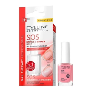 SOS Nail Therapy для ломких и хрупких ногтей, 12 мл, Eveline Cosmetics