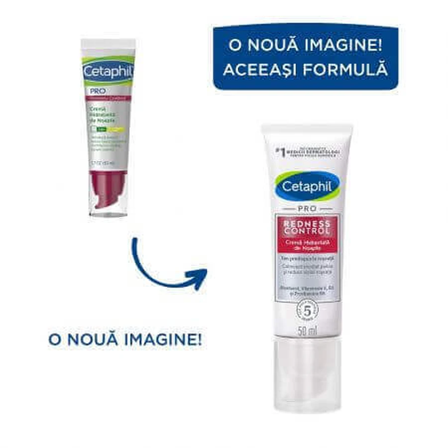 Cetaphil PRO Redness Control Night Moisturising Cream, 50 мл, Galderma: цены и характеристики