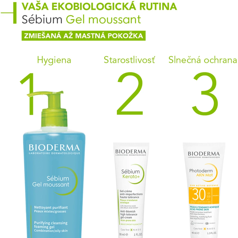 Bioderma Sébium Gel moussant осветляющий гель для комбинированной и жирной кожи 500 мл: цены и характеристики