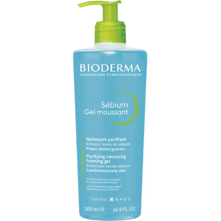 Bioderma Sébium Gel moussant осветляющий гель для комбинированной и жирной кожи 500 мл: цены и характеристики