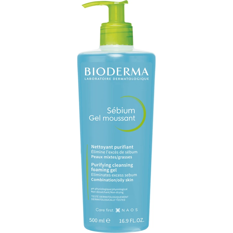 Bioderma Sébium Gel moussant осветляющий гель для комбинированной и жирной кожи 500 мл: цены и характеристики