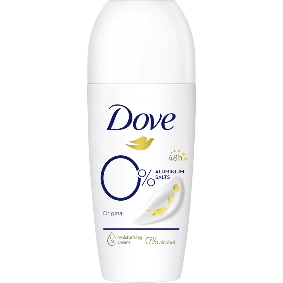 Dove Original 0% ALU deo рол-он 50 мл: ціни та характеристики