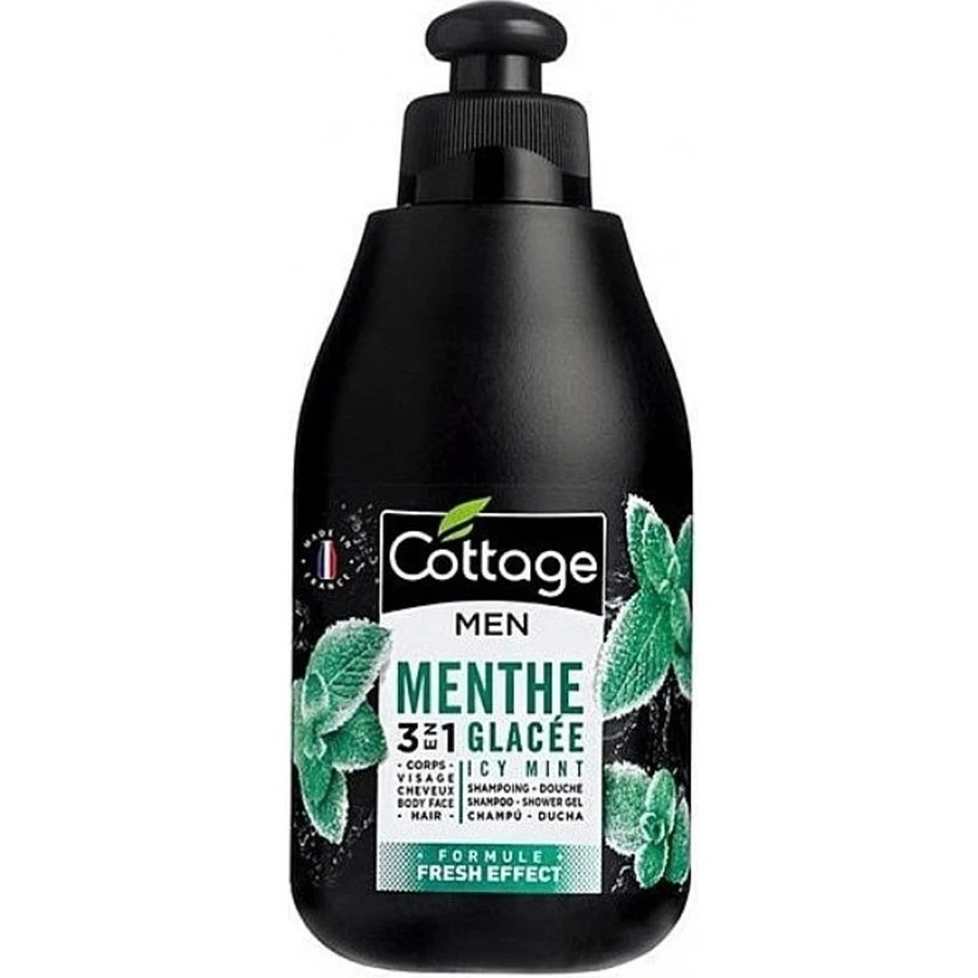 Шампунь-гель для душу Cottage Men Icy Mint Shampoo-Shower Gel, чоловічий, 250 мл: ціни та характеристики