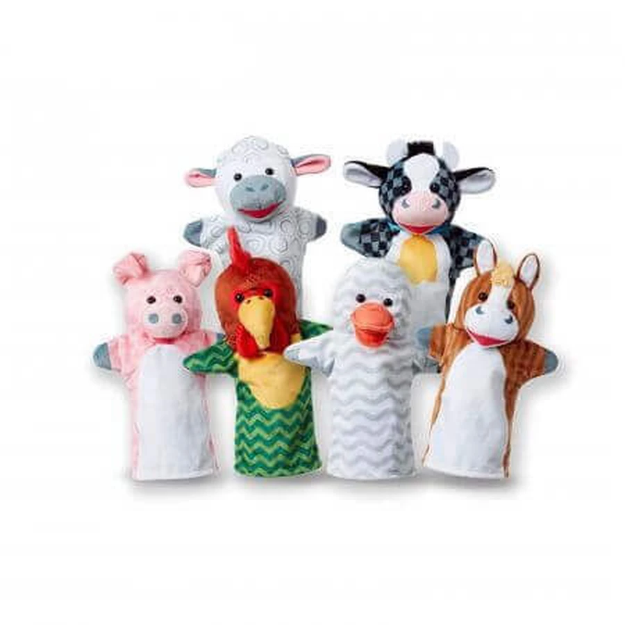 Набор из 6 кукол-перчаток с фермерскими животными, +2 года, Melissa&Doug: цены и характеристики