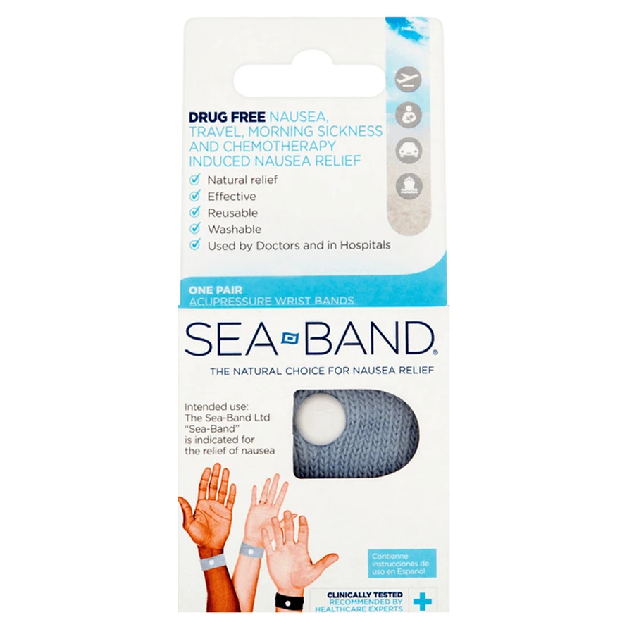 Акупресурний браслет від заколисування Sea Band для дорослих 2 шт.: ціни та характеристики