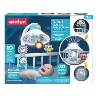 Проектор 3 в 1, 0 місяців+, Winfun