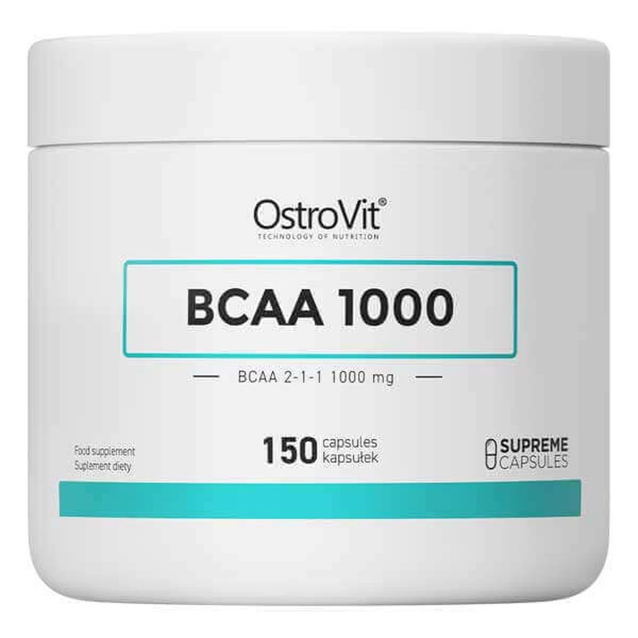 Ostrovit BCAA 5000, BCAA 2-1-1 5000 мг, 150 капсул: ціни та характеристики