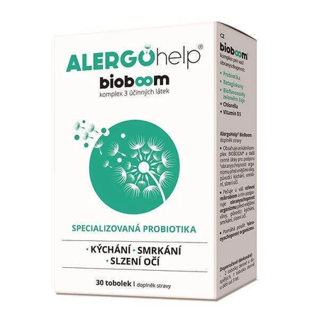 AlergoHelp BioBoom 1×30 шт, пищевая добавка: цены и характеристики