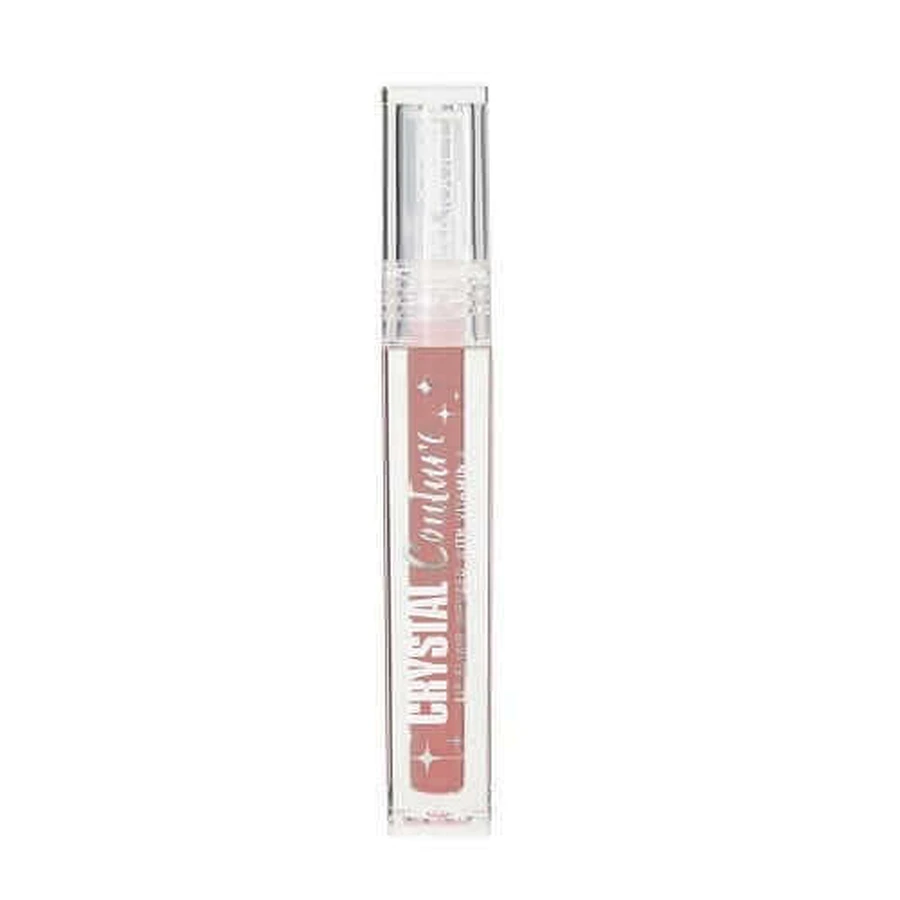 Блиск для губ, Sunkissed, Crystal Couture Lip Elixir, вітамін Е, коричневий, золотистий, 3.5 мл: ціни та характеристики