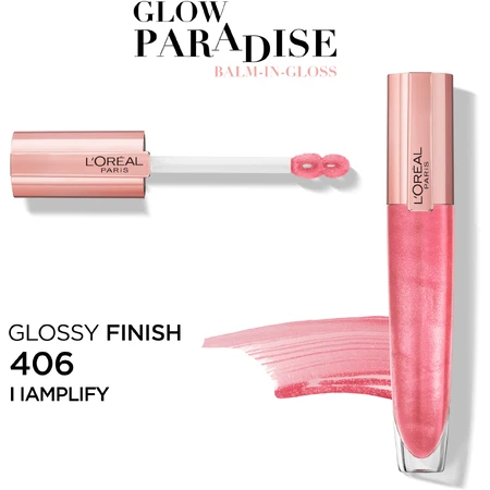 L'Oréal Paris Glow Paradise Balm in gloss 406 I Amplify lipstick 7 ml: цены и характеристики