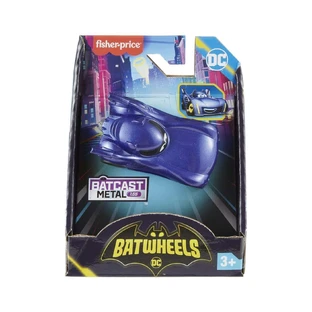 Бетмобіль Fisher Price Batwheels металева іграшкова машинка, масштаб 1:55, 3+ роки