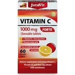 JutaVit Вітамін С 1000 мг FORTE 1×60 шт, жувальні таблетки з вітаміном D3: ціни та характеристики