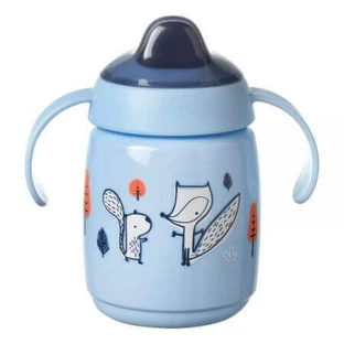 Чашка-непроливайка з захистом і кришкою, + 6 місяців, синя, Tommee Tippee