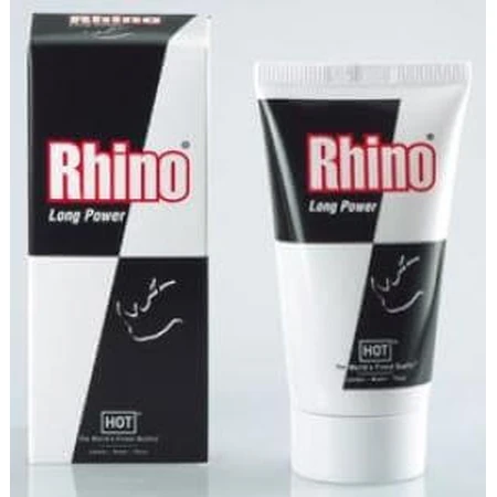 Hot Rhino Long Power Penis Cream 1×30 мл, крем для пеніса: ціни та характеристики