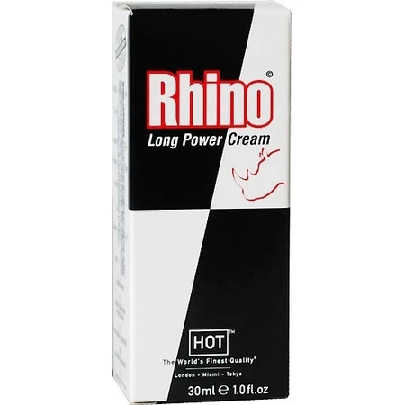 Hot Rhino Long Power Penis Cream 1×30 мл, крем для пеніса: ціни та характеристики