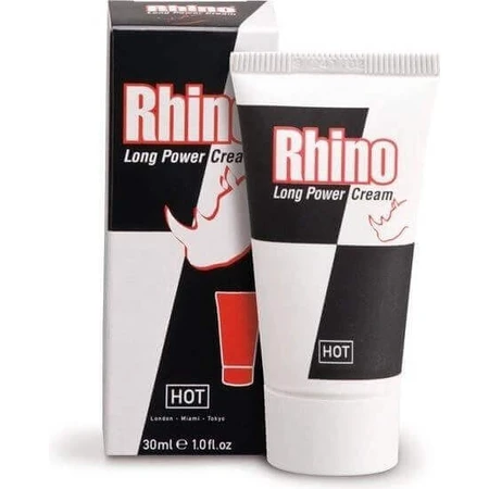 Hot Rhino Long Power Penis Cream 1×30 мл, крем для пеніса: ціни та характеристики