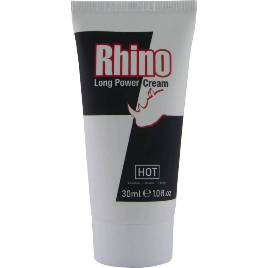 Hot Rhino Long Power Penis Cream 1×30 мл, крем для пеніса: ціни та характеристики