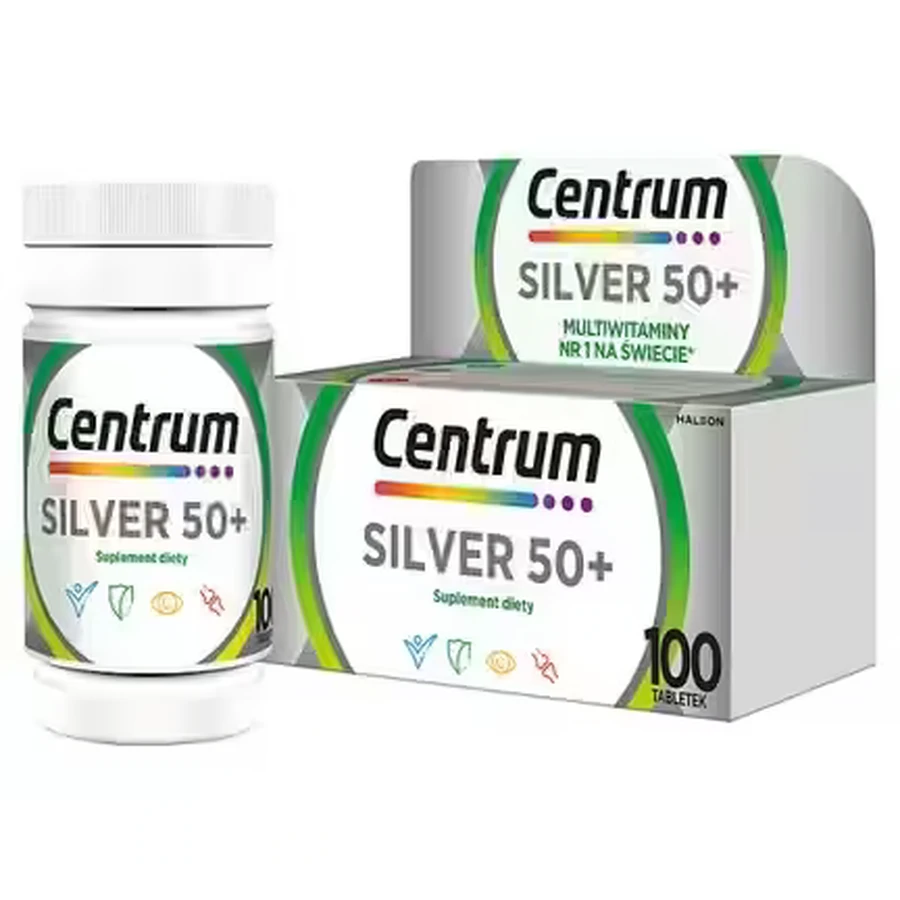 Центрум Сільвер 50+ GSK Centrum Silver 50+, 100 таблеток: цены и характеристики