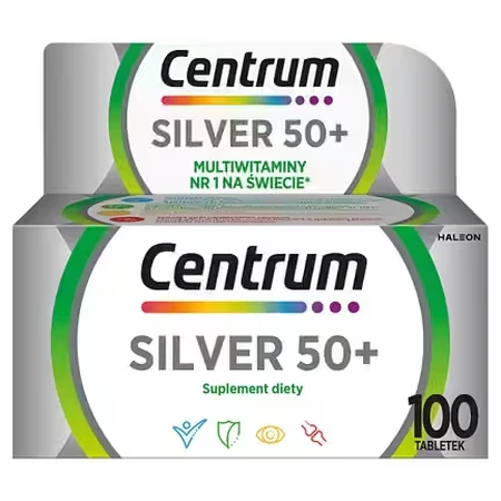 Центрум Сільвер 50+ GSK Centrum Silver 50+, 100 таблеток: цены и характеристики