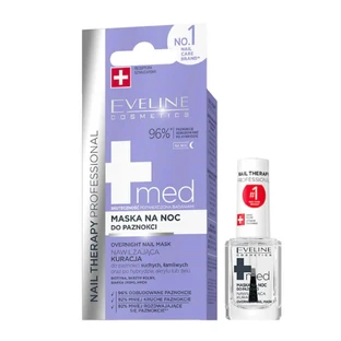 Нічна маска для нігтів Nail Therapy MED+ Nail Therapy MED+, 12 мл, Eveline Cosmetics