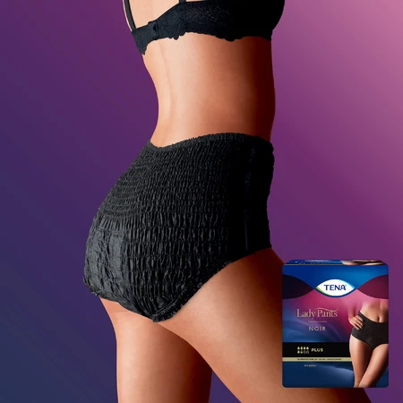 Трусики для дорослих Tena Lady Plus Noir M 9 шт: ціни та характеристики