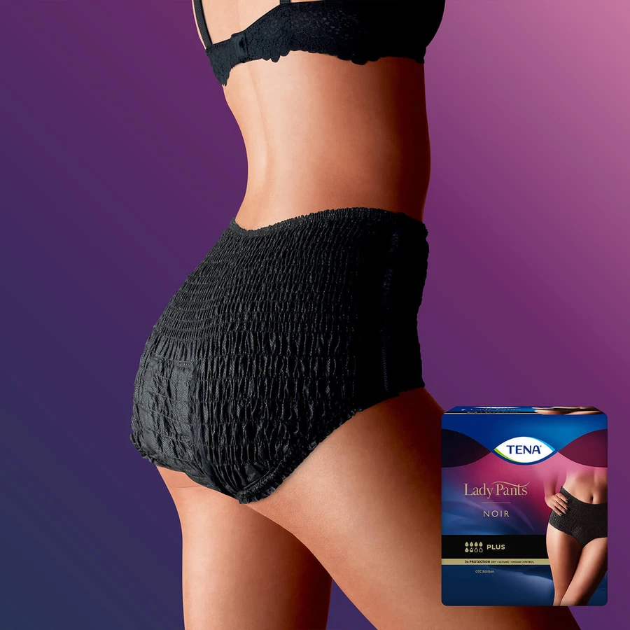 Трусики для дорослих Tena Lady Plus Noir M 9 шт: ціни та характеристики