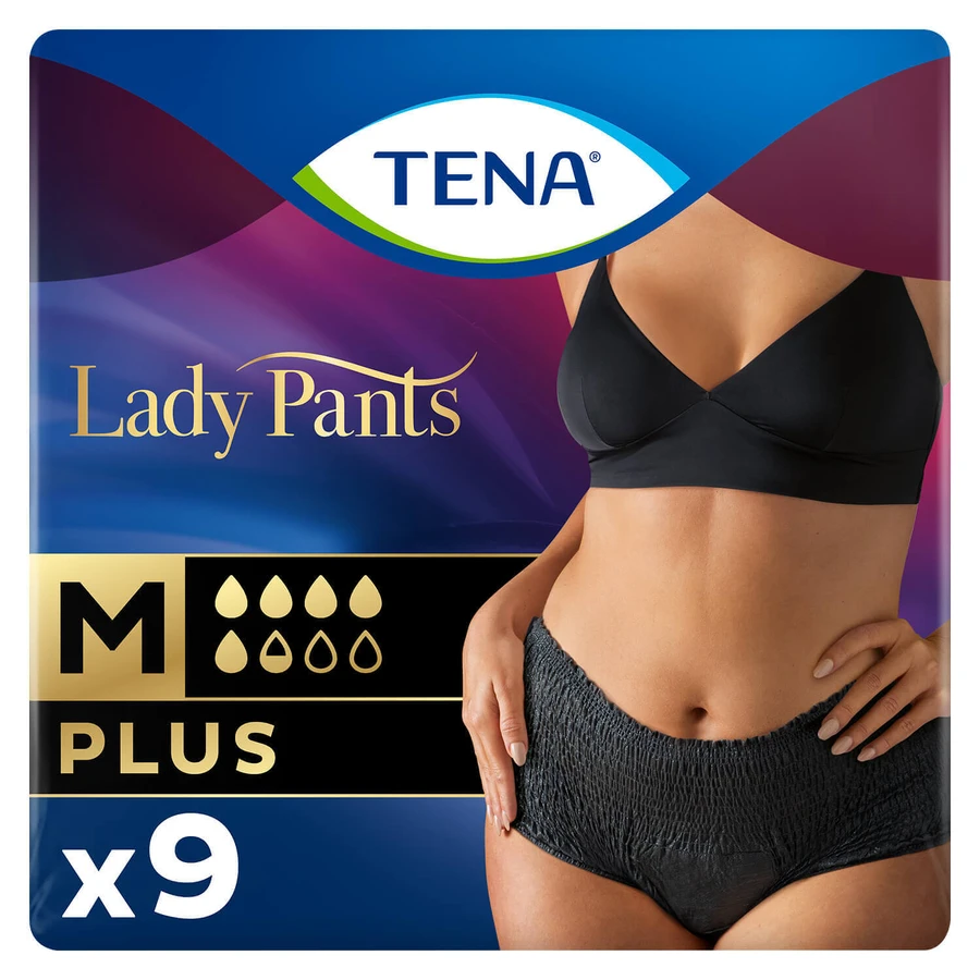 Трусики для дорослих Tena Lady Plus Noir M 9 шт: ціни та характеристики