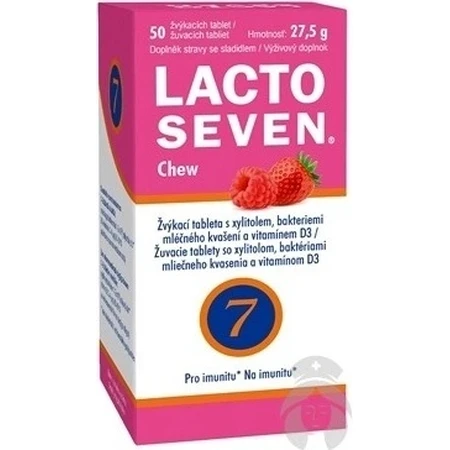 Vitabalans LACTOSEVEN Жувальні таблетки 1×50 таб, підтримка імунної системи: ціни та характеристики