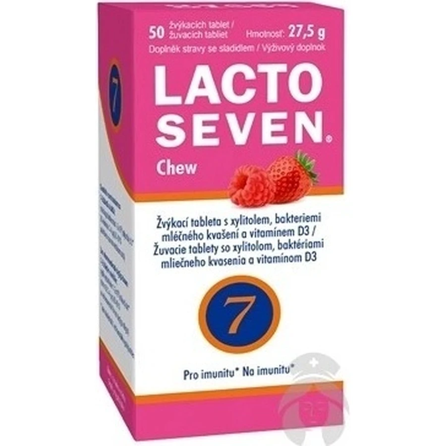 Vitabalans LACTOSEVEN Жувальні таблетки 1×50 таб, підтримка імунної системи: ціни та характеристики