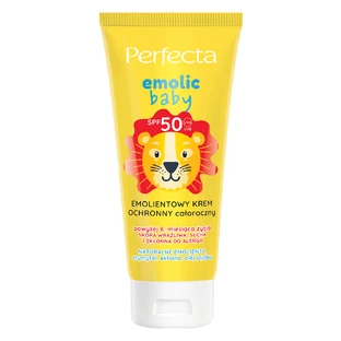 Perfecta Emolic Baby, смягчающий солнцезащитный крем, caro, SPF 50, с 6 месяцев, 50 мл