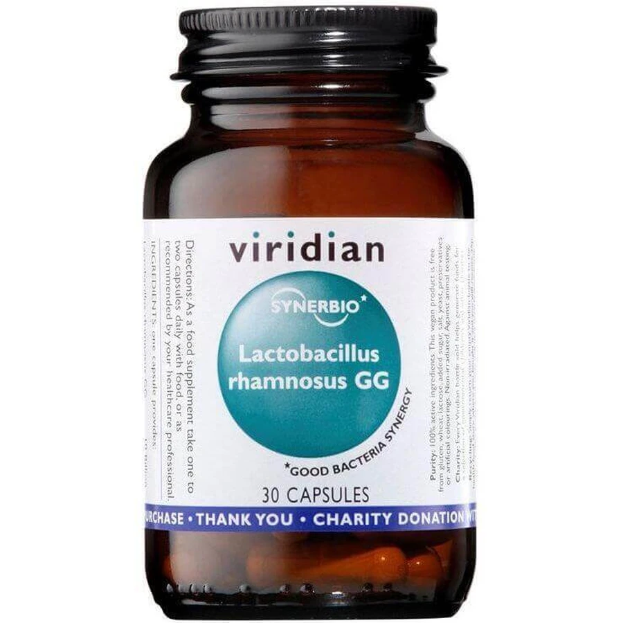 Viridian Synerbio Lactobacillus Rhamnosus GG 30 капсул: ціни та характеристики