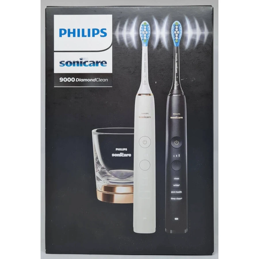 Philips Sonicare 9000 DiamondClean HX9914/57 1+1 2 звукові електричні зубні щітки 1×2 шт, звукова зубна щітка: ціни та характеристики