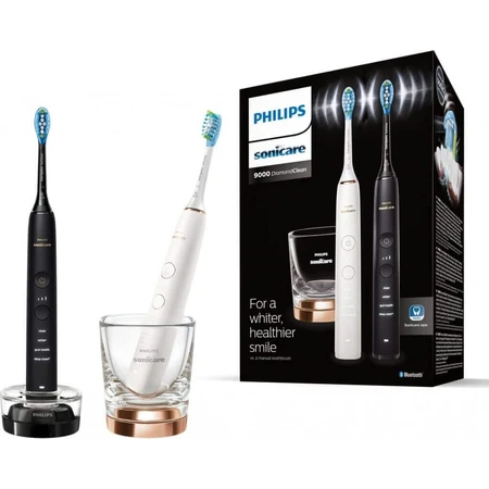 Philips Sonicare 9000 DiamondClean HX9914/57 1+1 2 звукові електричні зубні щітки 1×2 шт, звукова зубна щітка: ціни та характеристики