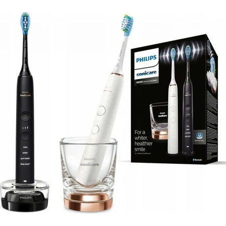 Philips Sonicare 9000 DiamondClean HX9914/57 1+1 2 звукові електричні зубні щітки 1×2 шт, звукова зубна щітка: ціни та характеристики