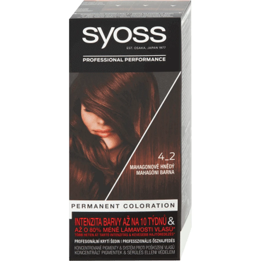 Перманентная краска Syoss Colour 4-2 Mahon, 1 шт.: цены и характеристики