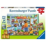 Пазл "Продукты", 2х12 деталей, +3 года, Ravensburger