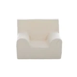 Бархатное кресло для детей, белый, Twindeco