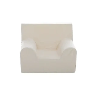 Бархатное кресло для детей, белый, Twindeco