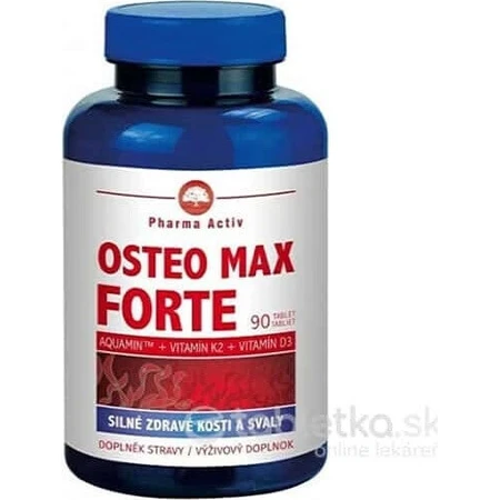 Pharma Activ OSTEO MAX FORTE 1×90 таблеток, дієтична добавка: ціни та характеристики