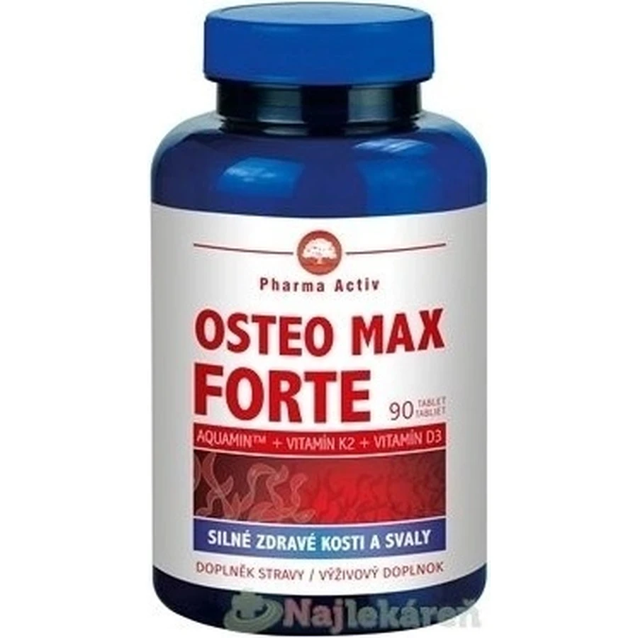 Pharma Activ OSTEO MAX FORTE 1×90 таблеток, дієтична добавка: ціни та характеристики