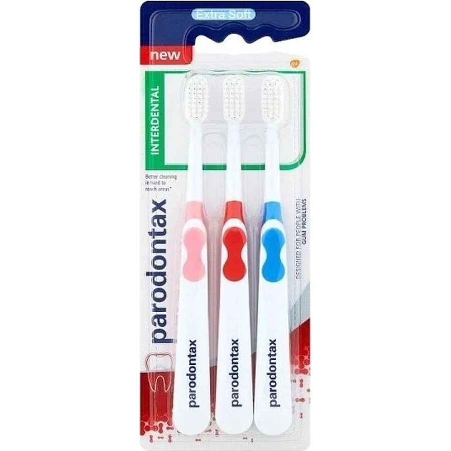 Parodontax Interdental Triopack Extra Soft 1×3 шт, зубна щітка: ціни та характеристики