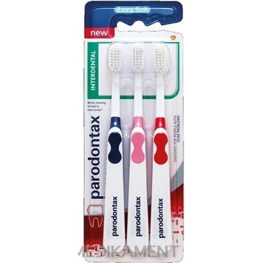Parodontax Interdental Triopack Extra Soft 1×3 шт, зубна щітка: ціни та характеристики
