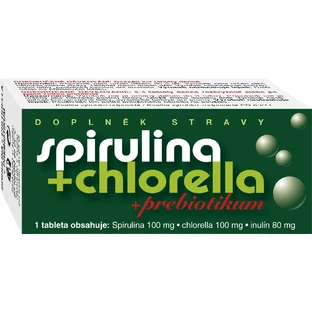 Naturvita СПІРУЛІНА + ХЛОРЕЛЛА + інулін 90 таблеток