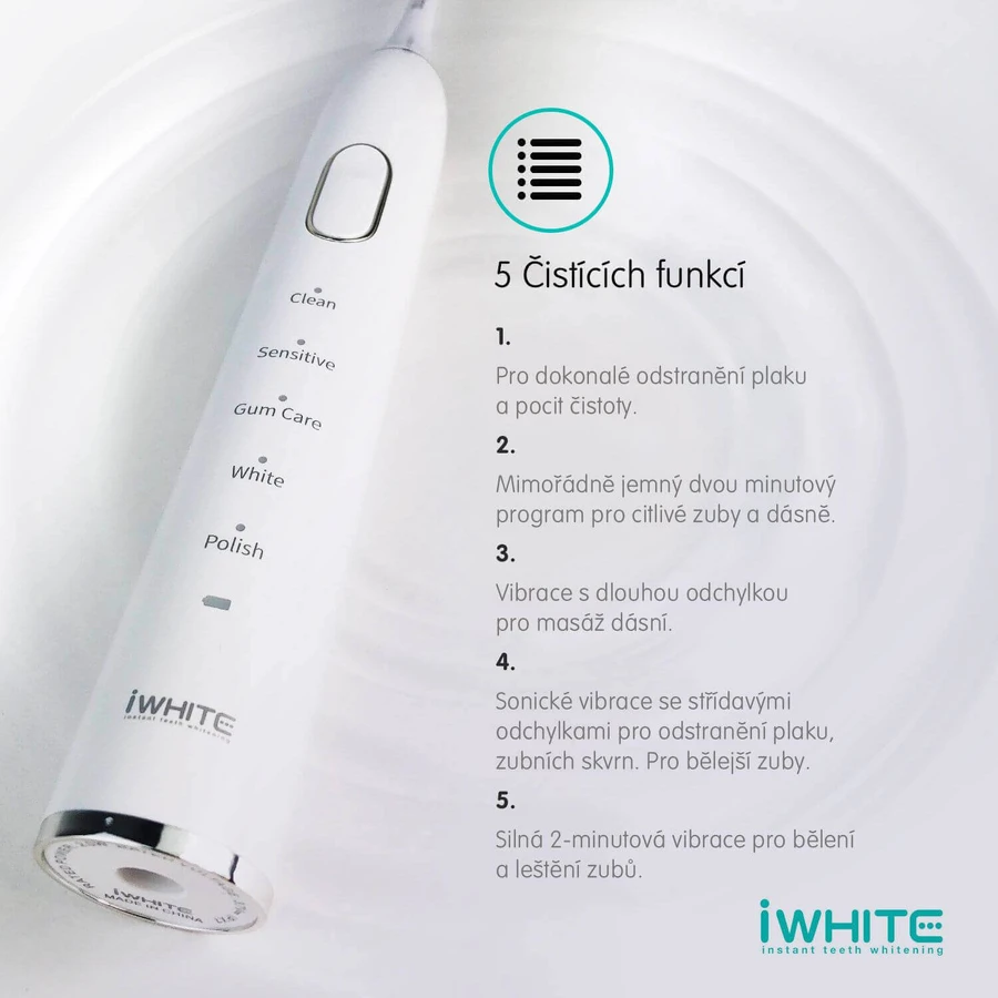 Звуковая зубная щетка iWhite с активированным углем: цены и характеристики