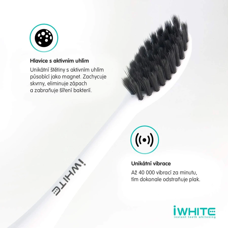 Звуковая зубная щетка iWhite с активированным углем: цены и характеристики