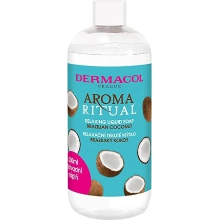 Dermacol Aroma Ritual - рідина для дозаправки. Бразильське кокосове мило 1×500 мл, мило для рук: ціни та характеристики